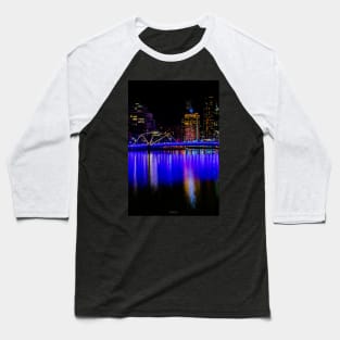 Seafarer's Bridge, Melbourne Docklands, Victoria, Australia Baseball T-Shirt